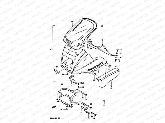 79 - COWLING (GSX550ESE)