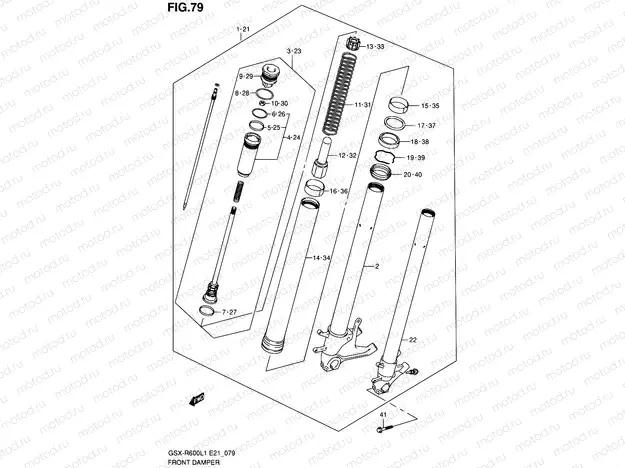 79 - FRONT DAMPER