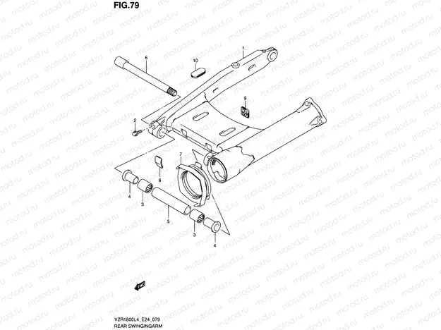79 - REAR SWINGINGARM
