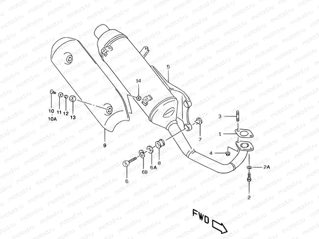 7F - MUFFLER (MODEL  K1 P26)