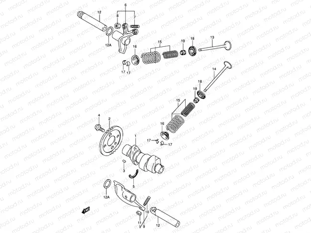 8 - CAM SHAFT/VALVE