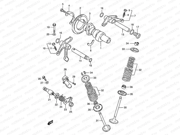 8 - CAM SHAFT/VALVE