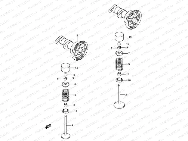 8 - CAMSHAFT - VALVE