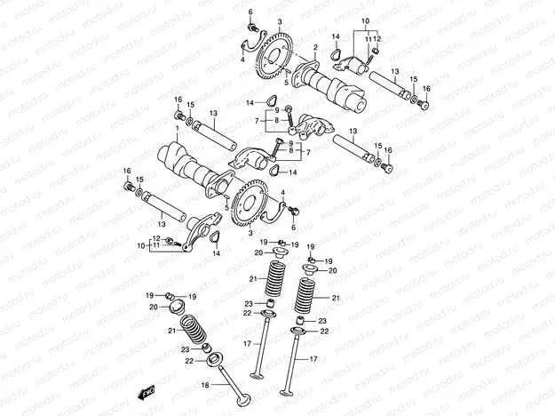 8 - CAMSHAFT/VALVE