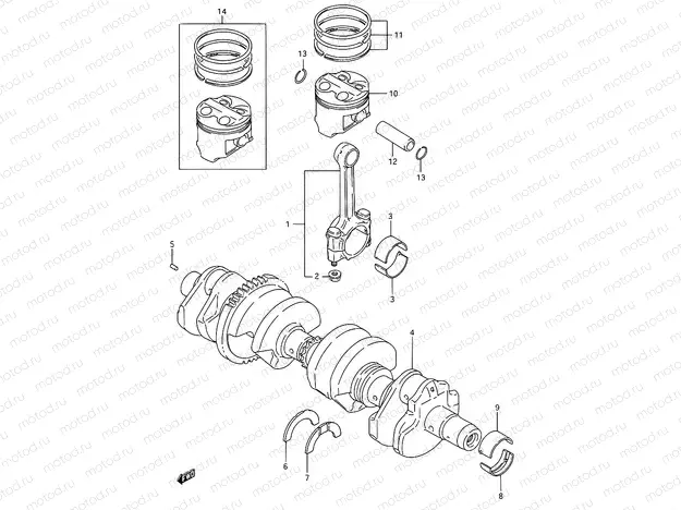 8 - CRANKSHAFT