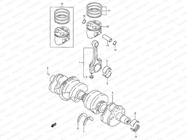8 - CRANKSHAFT