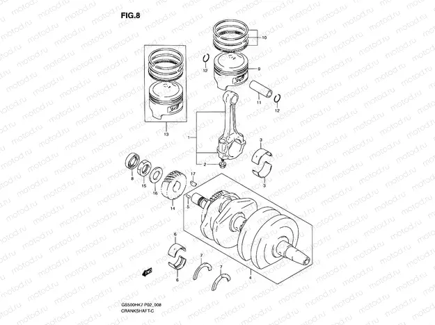 8 - CRANKSHAFT