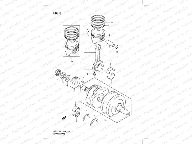 8 - CRANKSHAFT