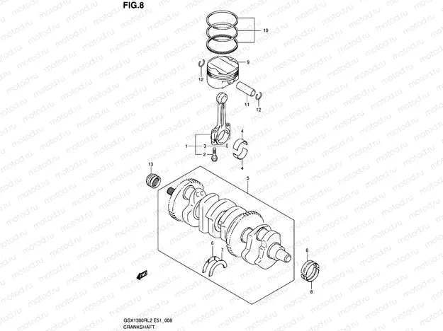 8 - CRANKSHAFT
