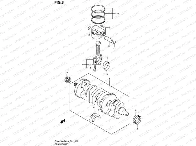 8 - CRANKSHAFT