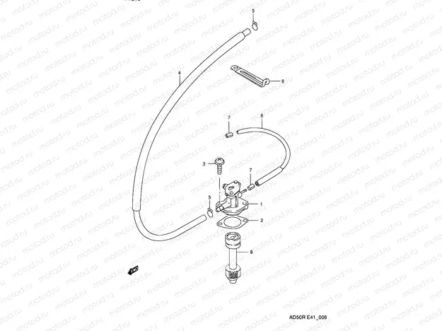 8 - OIL PUMP (MODEL L,MODEL K E06)