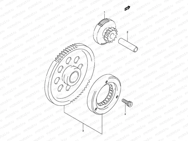 8 - STARTER CLUTCH