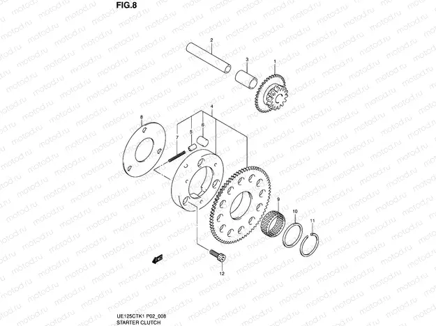 8 - STARTER CLUTCH