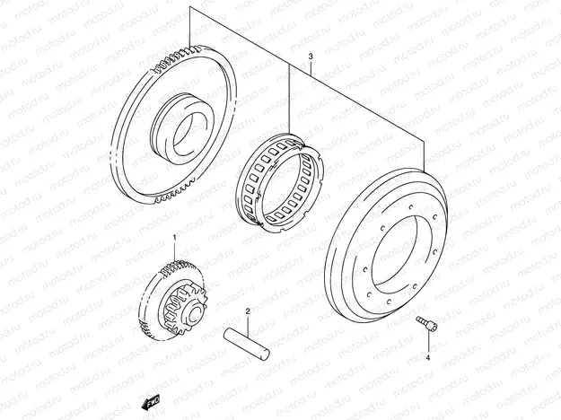 8 - STARTER CLUTCH