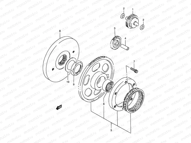 8 - STARTER CLUTCH