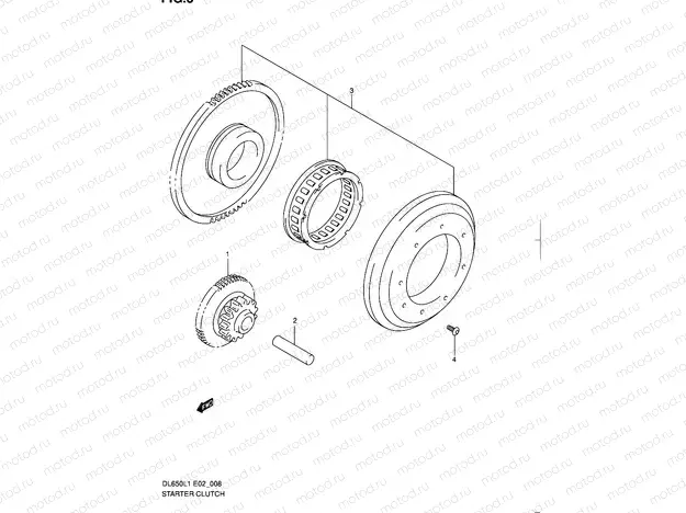 8 - STARTER CLUTCH