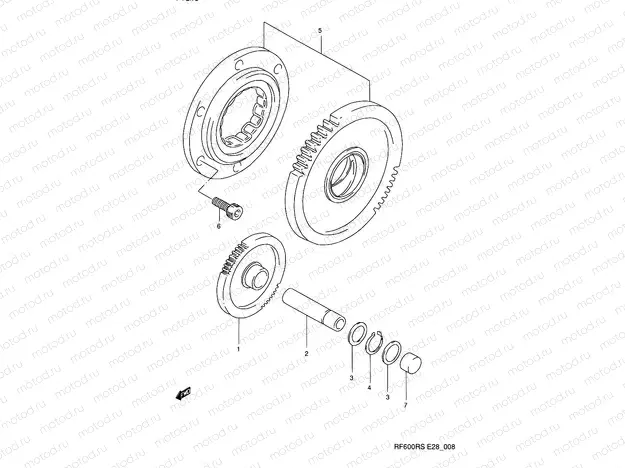 8 - STARTER CLUTCH