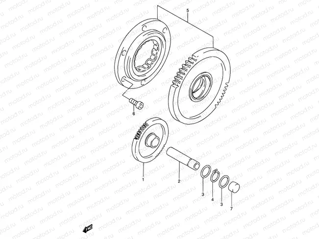 8 - STARTER CLUTCH