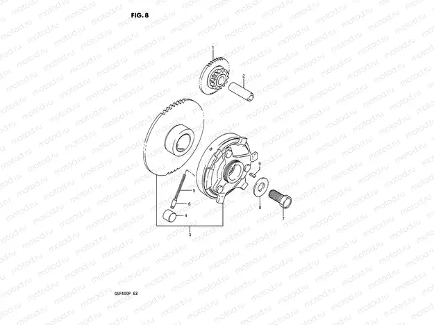8 - STARTER CLUTCH