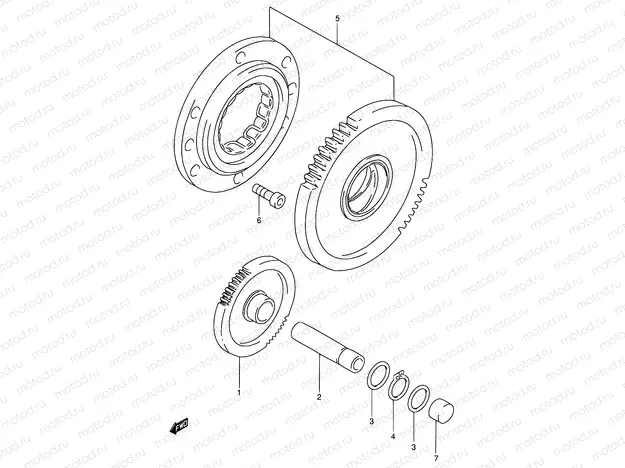 8 - STARTER CLUTCH