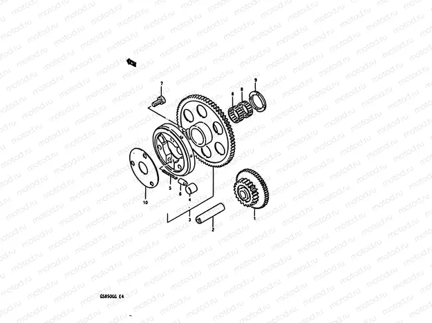 8 - STARTER CLUTCH