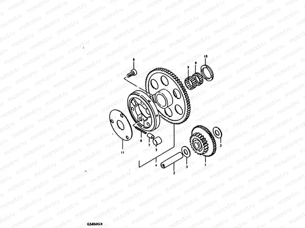 8 - STARTER CLUTCH