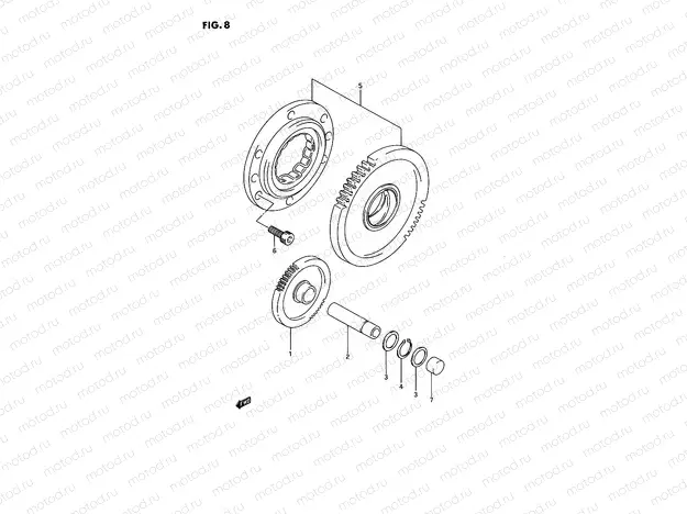 8 - STARTER CLUTCH