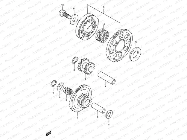 8 - STARTER CLUTCH