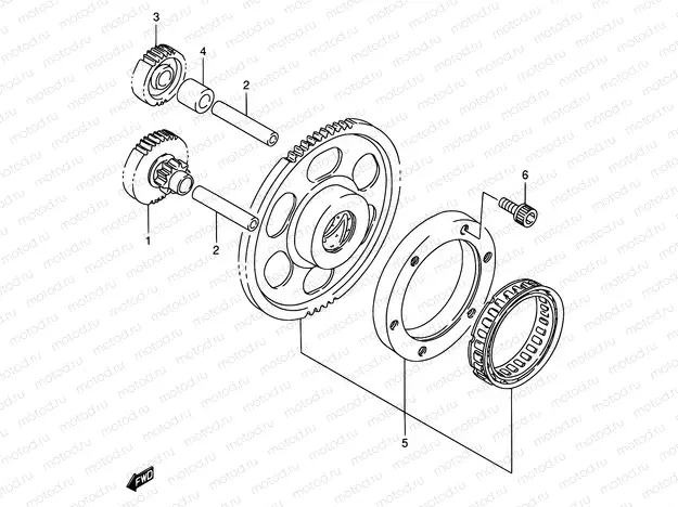 8 - STARTER CLUTCH