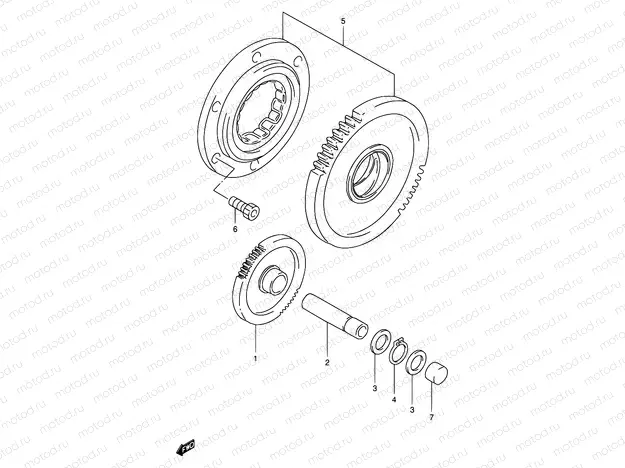 8 - STARTER CLUTCH