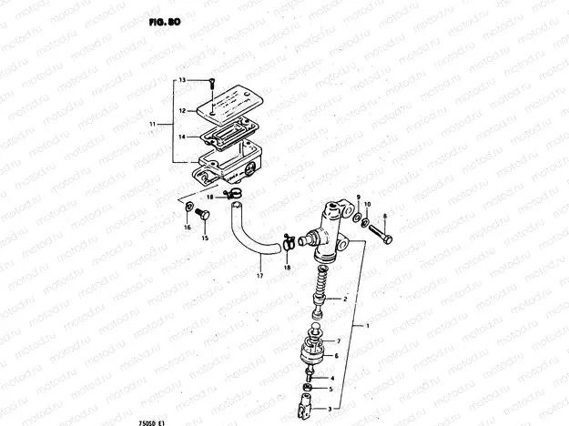 80 - MASTER CYLINDER