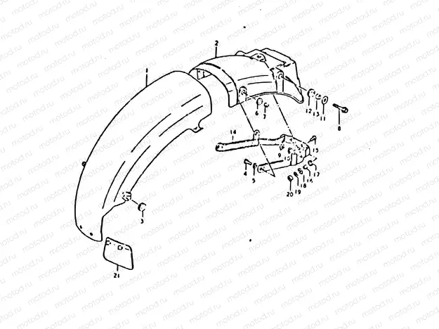 80 - REAR FENDER