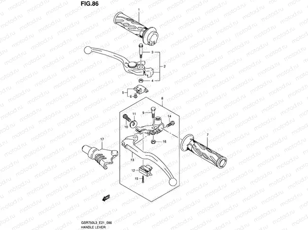 86 - HANDLE LEVER