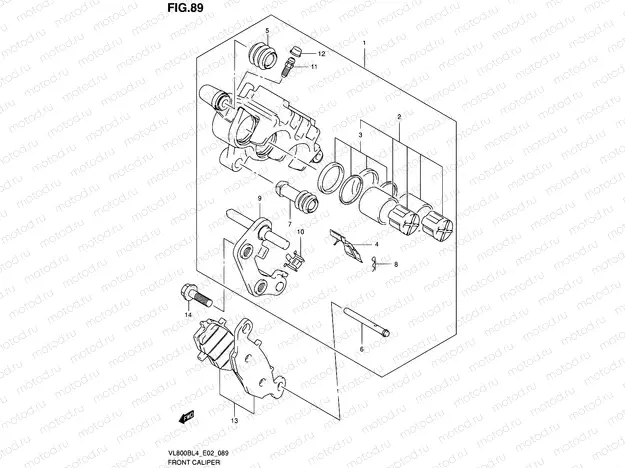 89 - FRONT CALIPER