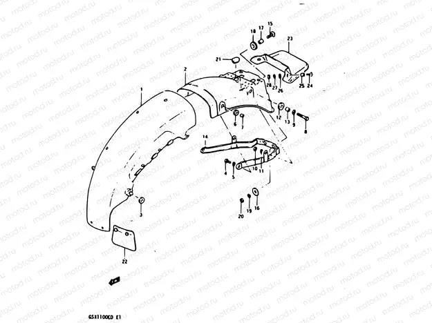 89 - REAR FENDER