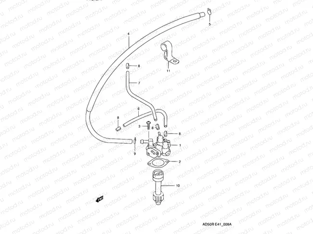 8A - OIL PUMP (MODEL M E06,E41)