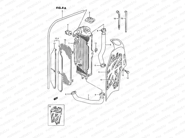 8A - RADIATOR (MODEL R/S)