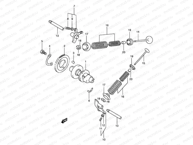 9 - CAM SHAFT/VALVE