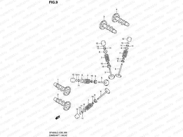 9 - CAMSHAFT / VALVE