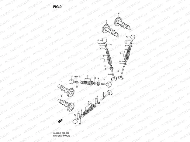 9 - CAMSHAFT / VALVE