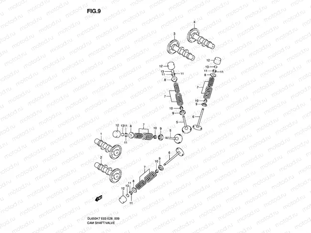 9 - CAMSHAFT / VALVE