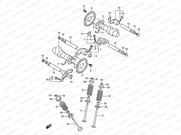 9 - CAMSHAFT/VALVE