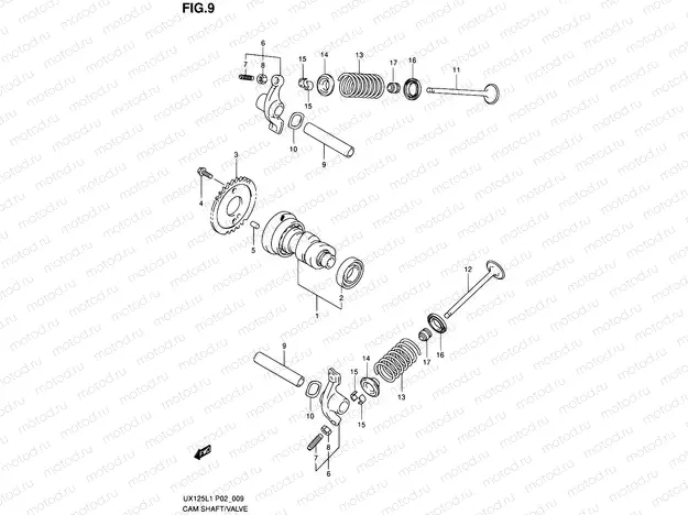 9 - CAMSHAFT/VALVE