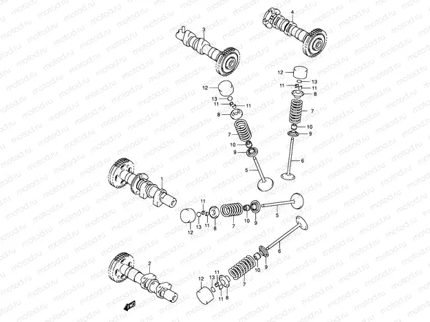 9 - CAMSHAFT/VALVE