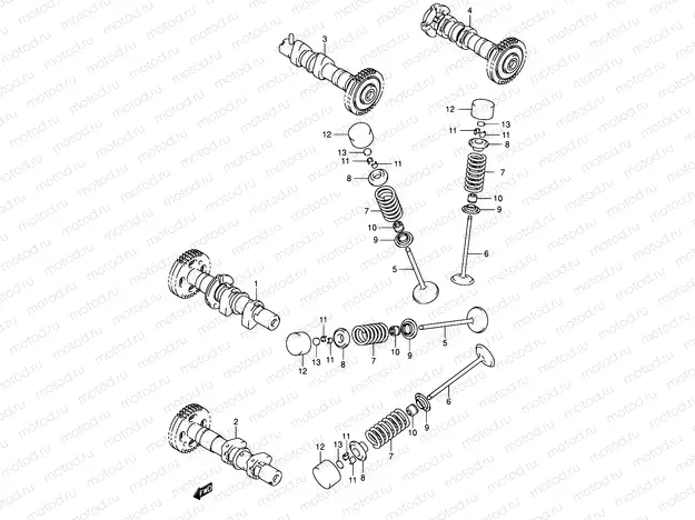 9 - CAMSHAFT/VALVE