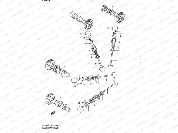 9 - CAMSHAFT/VALVE
