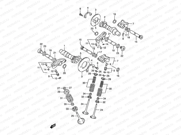 9 - CAMSHAFT/VALVE
