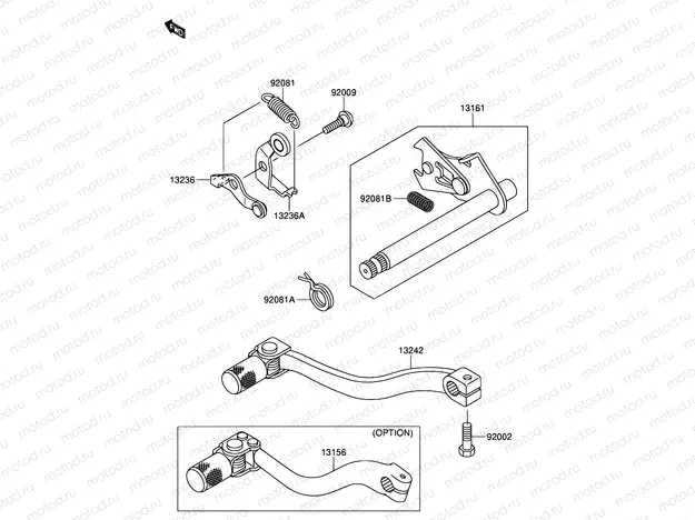 9 - GEAR CHANGE MECHANISM