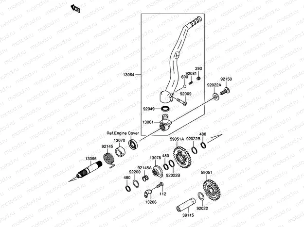 9 - KICKSTARTER MECHANISM