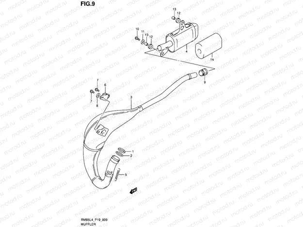 9 - MUFFLER